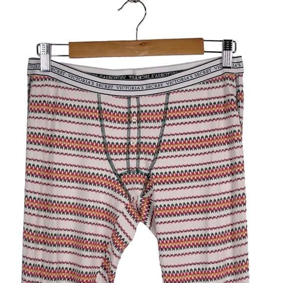 VICTORIA'S SECRET THERMAL FIRESIDE JANE HOLIDAY MATCHING LONG JOHN PAJAMA PJ SET - Picture 9 of 14